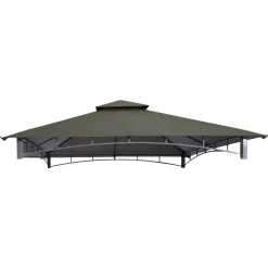 Ersatzdach für Pavillon 'Alina' olivegrün 330 x 330 cm