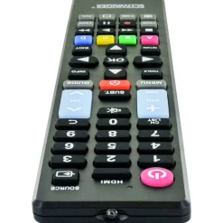 Ersatzfernbedienung 'UFB 100U 533' für TV-Geräte von LG, Samsung, Sony, Panasonic, Philips