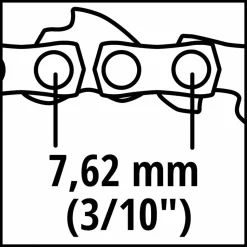 Ersatzkette für Astkettensäge 'GE-PS 18/15 Li BL' 15 cm