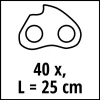 Ersatzkette für 'für GC-LC 18 Li' 1,1 40T 3/8 25 cm
