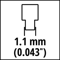 Ersatzkette für 'für GC-LC 18 Li' 1,1 40T 3/8 25 cm