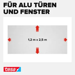Ersatzrolle für Fliegengitter 'Alu Fiberglas' anthrazit 120 x 250 cm