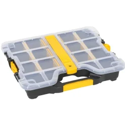 EuroPlus Profi-Sortimentskasten 'Basic S29/5-12' mit Clip schwarz 29,5 x 23,5 x 5,5 cm