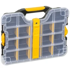 EuroPlus Profi-Sortimentskasten 'Basic S29/5-12' mit Clip schwarz 29,5 x 23,5 x 5,5 cm