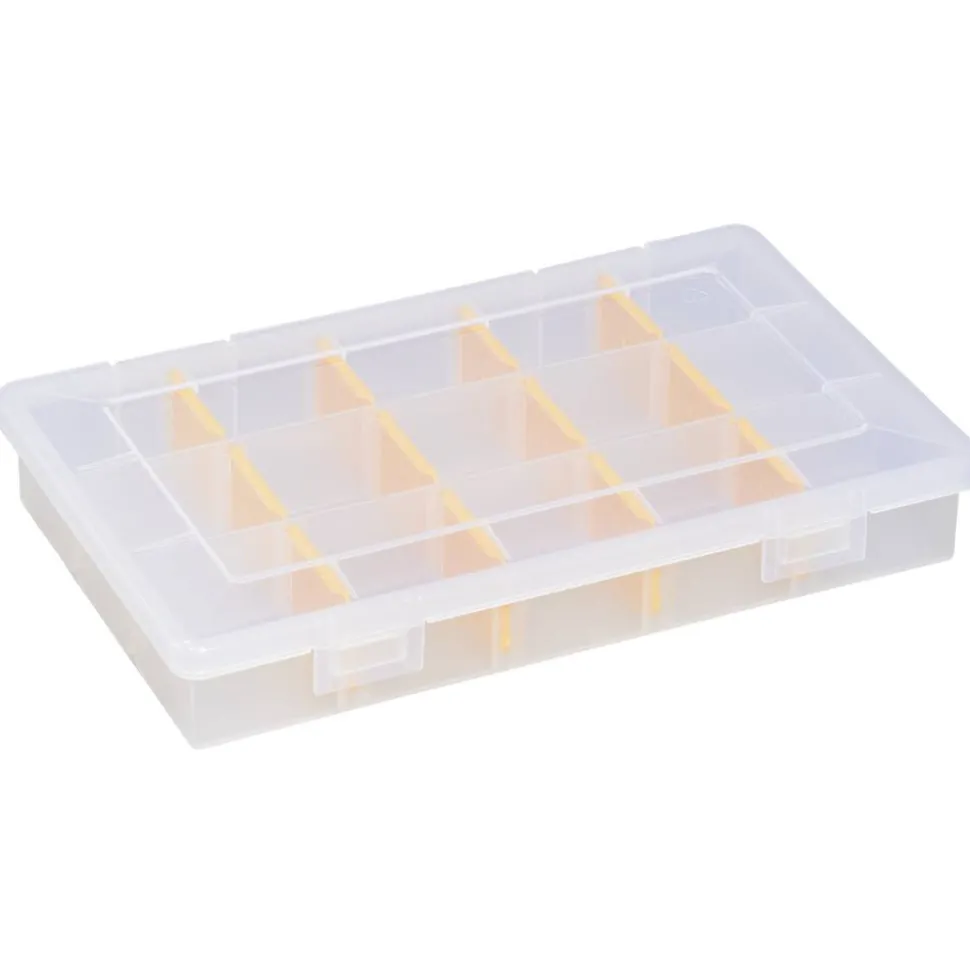 EuroPlus Sortimentskasten 'Basic 29/3-12' transparent 3-15 Fächer 29 x 18,5 x 4,6 cm