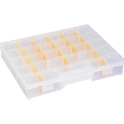EuroPlus Sortimentskasten 'Basic 37/7-20' 7 - 27 Fächer transparent 37 x 29,5 x 6 cm