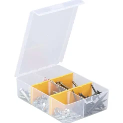 EuroPlus Sortimentskasten 'Basic 11/2-4' 2-6 Fächer transparent 17,5 x 12 x 4,4 cm