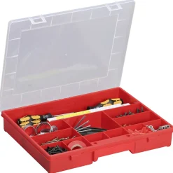 EuroPlus Sortimentskasten 12 Fächer 'Basic 37/12' rot 37 x 29,5 x 6 cm