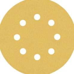 Exzenterschleifblatt 'Expert C470' Klett 8 Löcher Ø 125 mm G 120, 5-teilig