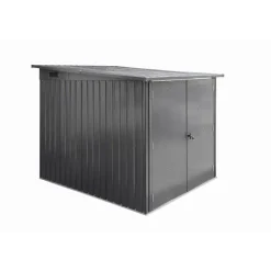 Fahrradgarage anthrazit 163 x 204 x 163 cm