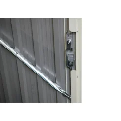 Fahrradgarage anthrazit Metall 200 x 203 x 158 cm