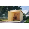 Fahrradgarage naturfarben 162 x 216 cm