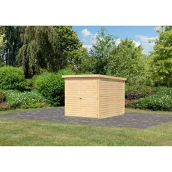 Fahrradgarage naturfarben 162 x 216 cm