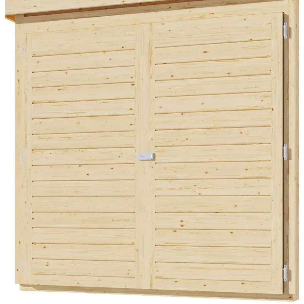 Fahrradgarage naturfarben 162 x 216 cm