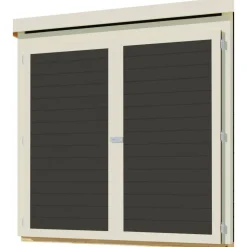 Fahrradgarage terragrau 162 x 216 cm