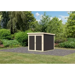 Fahrradgarage terragrau 162 x 216 cm