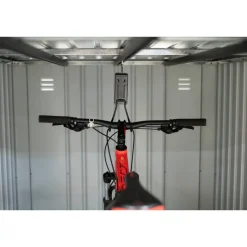 Fahrradgarage 'Velos 2' Metall schwarz 133 x 222 x 151 cm