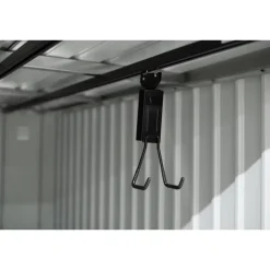 Fahrradgarage 'Velos 2' Metall schwarz 133 x 222 x 151 cm
