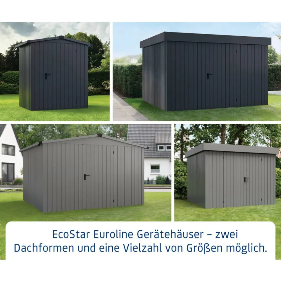 Fahrradhalter 'Euroline 960' waagerecht für Gerätehaus