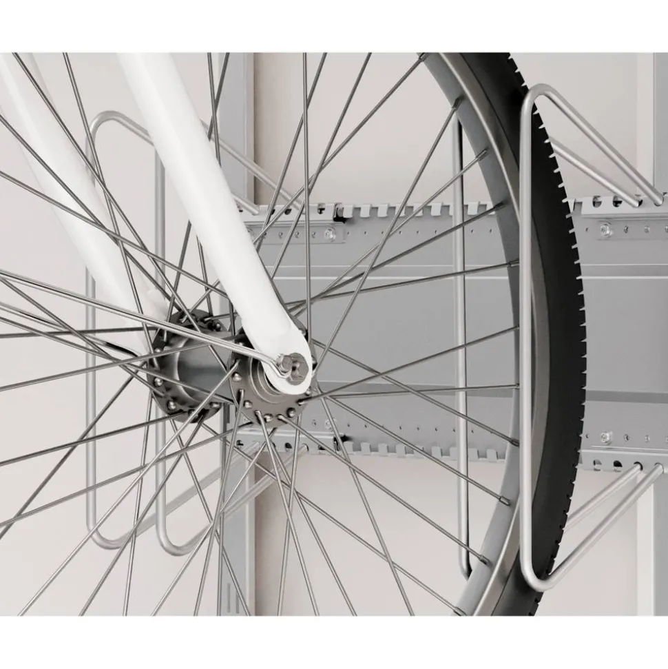 Fahrradhalter 'Euroline 480' waagerecht für Gerätehaus