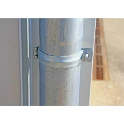 Fallrohrschelle mit Bundschraube Ø 6 cm Stahl verzinkt