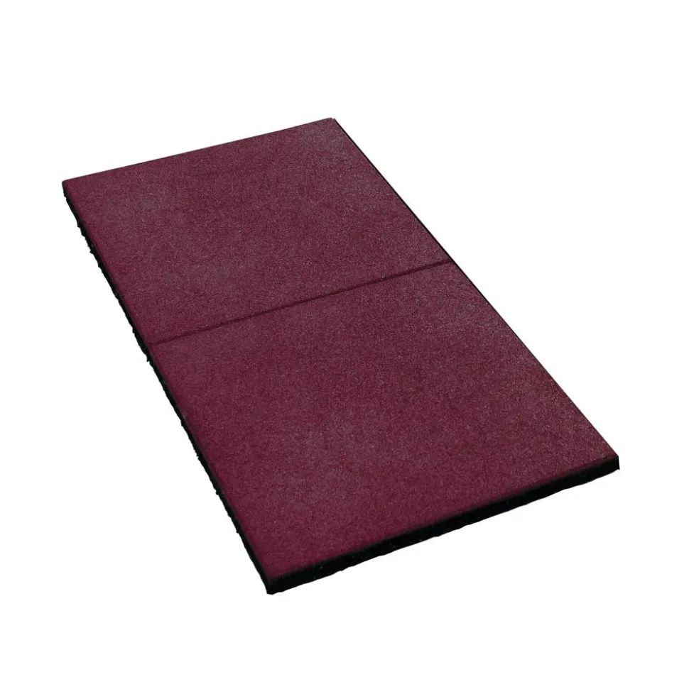 Fallschutzmatte 'VE1' rot 50 x 50 x 2,52 cm für Spielturm