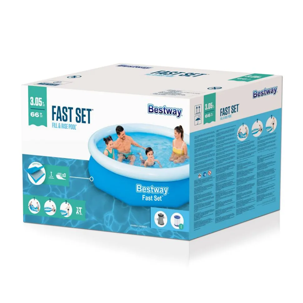Fast-Set-Pool-Set 'Fast Set' Ø 305 x 66 cm mit Filterpumpe