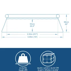 Fast-Set-Pool-Set 'Fast Set' Ø 305 x 66 cm mit Filterpumpe
