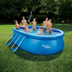 Fast-Set-Pool-Set 'Quick' 457 x 305 x 107 cm mit Einstiegsleiter und Filtersystem