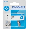 F-Aufdrehstecker Ø 6,5 mm 2 Stück