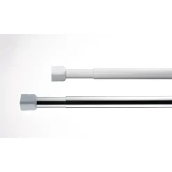 Federstange verchromt 110 - 185 cm