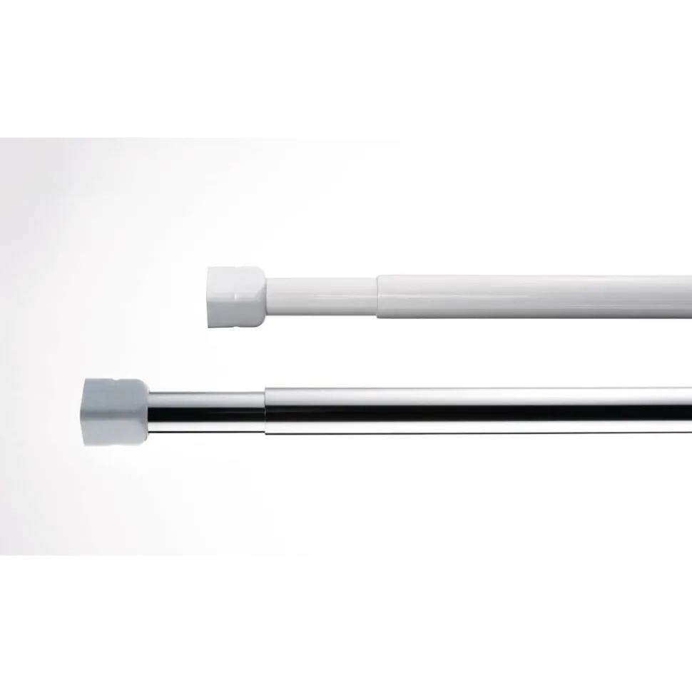 Federstange verchromt 110 - 185 cm