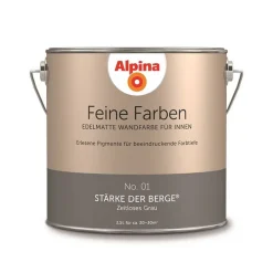 Feine Farben 'Stärke der Berge' grau matt 2,5 l