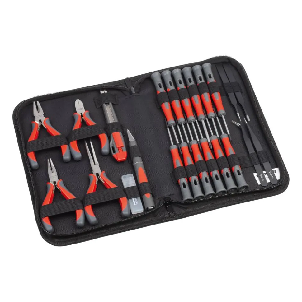 Feinmechaniker-Set mit 12 Präzisions-Schraubendreher, 27-teilig