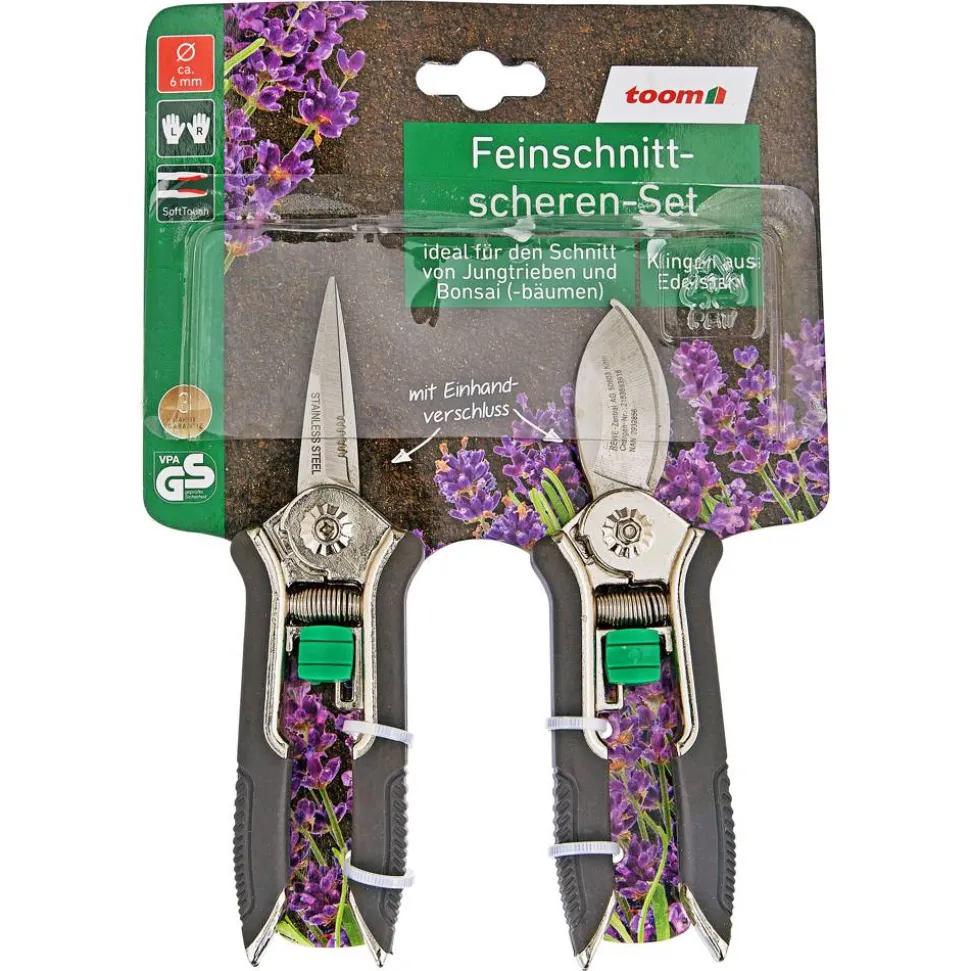 Feinschnittscheren-Set 2-tlg.