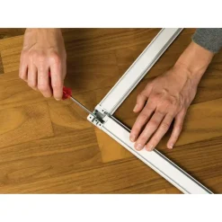 Fensterfliegengitter 'Alu Comfort' anthrazit 120 x 150 cm