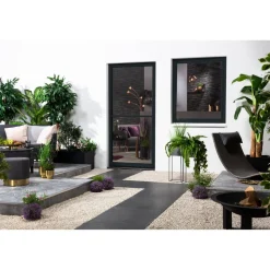 Fensterfliegengitter 'Master Slim' anthrazit 100 x 120 cm