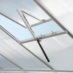 Fensterheber Aluminium für Gewächshäuser silberfarben