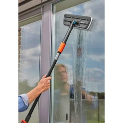 Fensterreiniger/-wischer 'Cleansystem' 31 x 31 x 10,3 cm mit Mikrofaser-Vlies und Abziehlippe