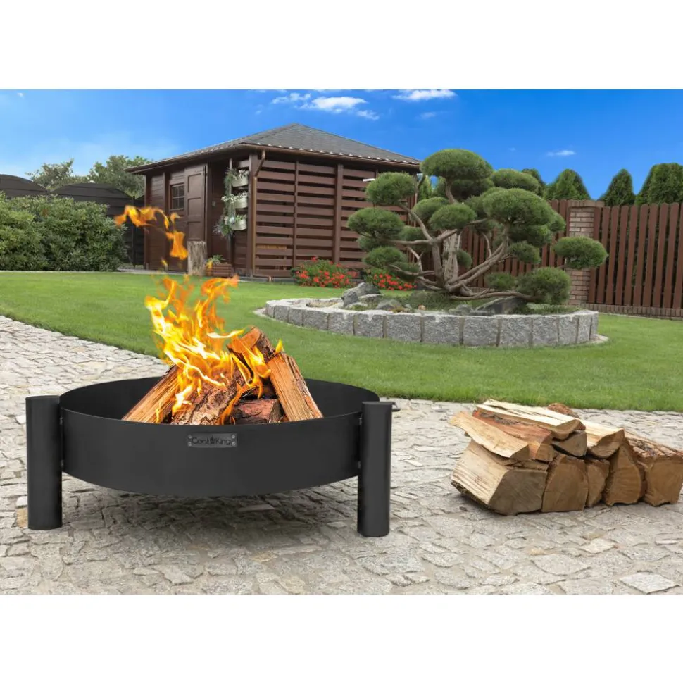 Feuerschale 'Haiti' schwarz Ø 68 x 30 cm