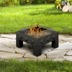 Feuerschale 'Kubus' 61 x 61 x 43 cm
