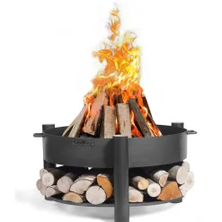Feuerschale 'Montana' schwarz Ø 68 x 45 cm