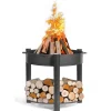 Feuerschale 'Montana' schwarz Ø 88 x 80 cm