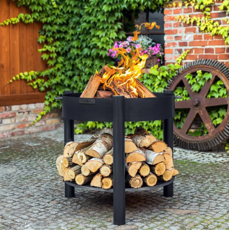 Feuerschale 'Montana' schwarz Ø 88 x 80 cm