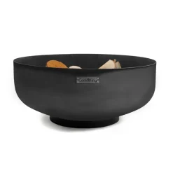 Feuerschale 'Palermo XXL' schwarz Ø 80 x 35 cm