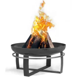 Feuerschale 'Viking' schwarz Ø 80 x 36 cm