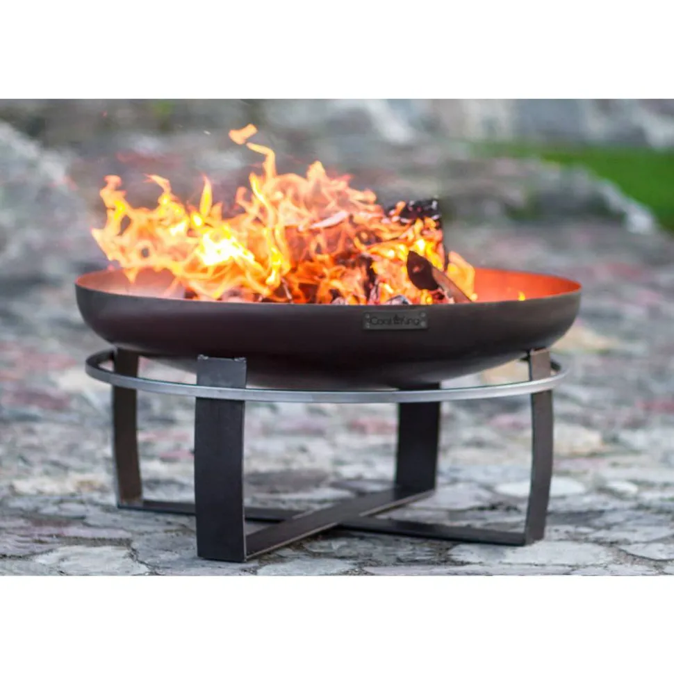 Feuerschale 'Viking' schwarz Ø 60 x 36 cm