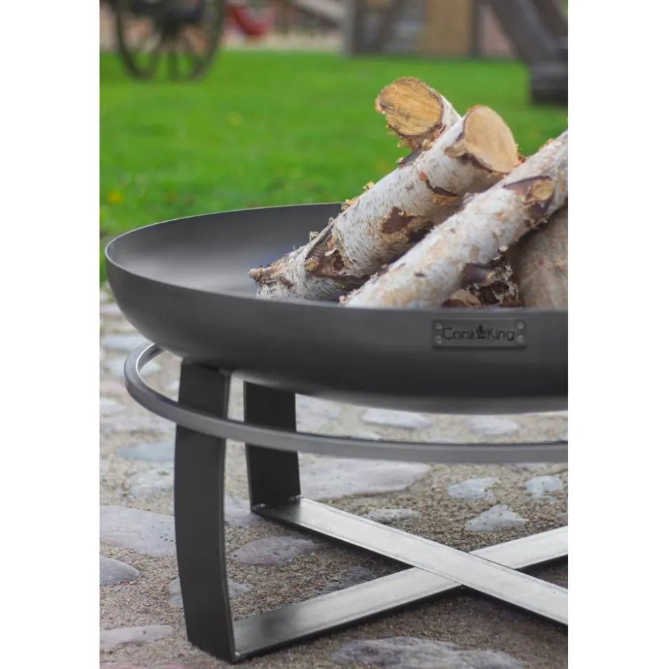 Feuerschale 'Viking' schwarz Ø 60 x 36 cm