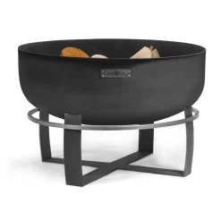 Feuerschale 'Viking XXL' schwarz Ø 80 x 50 cm
