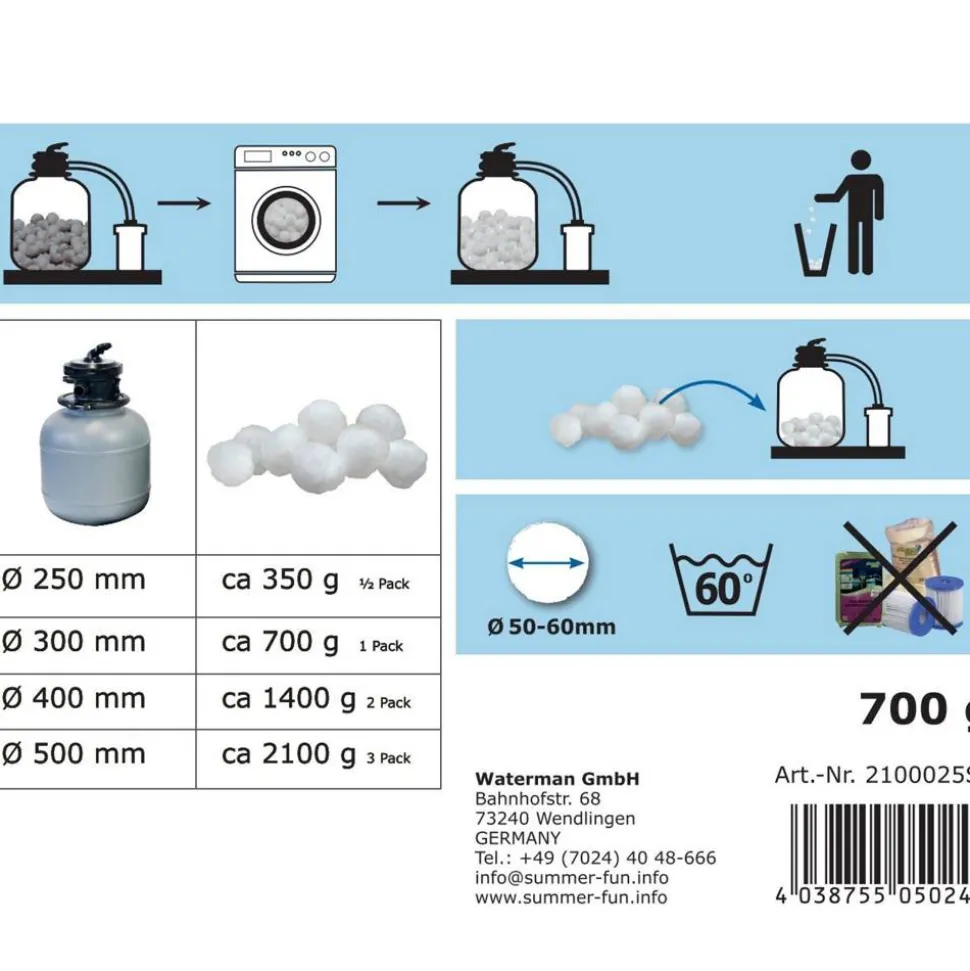 Filterballs 700 g